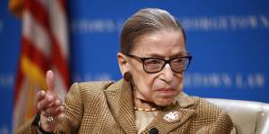 The real Ruth Bader Ginsburg,pictured in 2020.