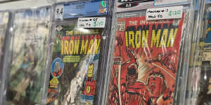Fats Comics trades in “Silver age” comic books such as Iron Man,which are keenly sought by collectors. 