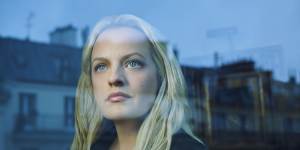 Elisabeth Moss plays a woman “trying on different characters” in The Veil.