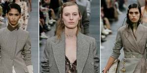 A mix of the masculine and feminine,anchored by the jacket,sent the Fendi woman back to work on the Milan runway.
