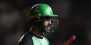 Maxwell after being dismissed for the Melbourne Stars.
