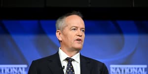 Bill Shorten addressed the National Press Club about the NDIS reform on Tuesday morning.