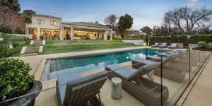 This Lansell Road home set a Toorak record.