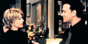 Meg Ryan and Tom Hanks sparkled in You’ve Got Mail,a rare romcom written and directed by a woman.
