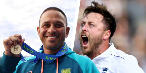 Australia’s Usman Khawaja was man of the match in the first Ashes Test at Edgbaston,while England’s Ollie Robinson reportedly copped a warning from the match referee.