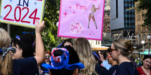 Striking nurses gather in Hyde Park in September.