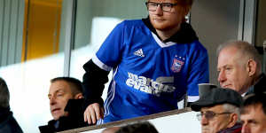 Ed Sheeran is a lifelong fan of the ‘Tractor Boys’ and,for the past couple of years,has been their major sponsor.