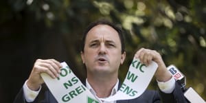 Jeremy Buckingham quit the NSW Greens Party in 2018.