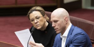 Senators Tammy Tyrrell and David Pocock are both open to supporting superannuation tax reform. 