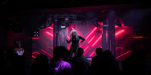 A drag show at Heaven on Friday night,a new LGBTQ nightclub which has opened on Oxford Street.