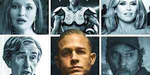 What to stream (from top left):One Last Shot;Cocaine Quarterback;Project Runway;The Lost Bus;Monster:The Ed Gein Story;and How Are You? It’s Alan (Partridge).