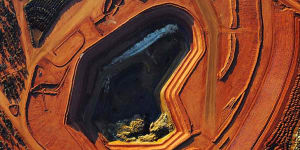 Mt.Weld in Western Australia,the richest known deposit of rare earths in the world. Source:Bloomberg