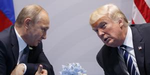 Donald Trump and Russian President Vladimir Putin in 2017.