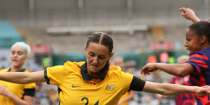 Jessika Nash’s Matildas debut a torrid one,but coach Tony Gustavsson believes she could have a long career for the national team.