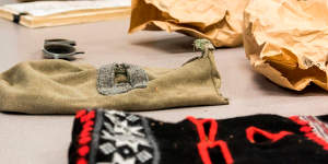 An undated photo of ski masks associated with the East Area Rapist in Sacramento.