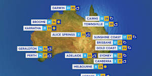 National weather forecast for Saturday May 11