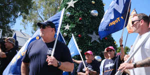 Unions representing garbage truck drivers and other field workers marched through the Ipswich CBD while on strike over stalled pay deal negotiations with the council on Friday.