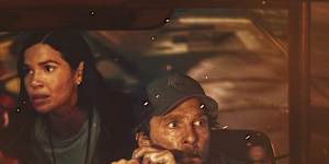 America Ferrera and Matthew McConaughey in The Lost Bus.