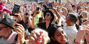 Punters at this year's Splendour in the Grass music festival.