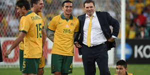 Ange Postecoglou after the 2015 Asian Cup final.