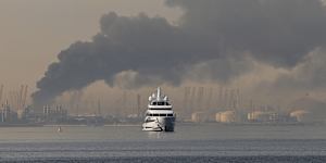 Ports in the United Arab Emirates and Oman have been targeted in Iranian retaliatory strikes.