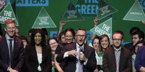 The Greens election night party in July 2016.