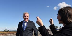 Prime Minister Scott Morrison and NSW Premier Gladys Berejiklian said works would soon start on the airport metro.