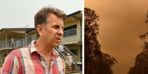 Then-senior NSW Liberal MP Andrew Constance was personally caught up in the Black Summer bushfires.