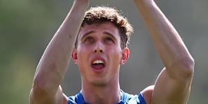 Gold Coast ruckman Max Knobel.