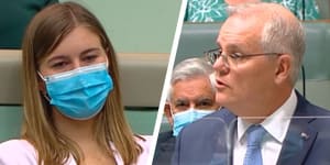 “The place that should’ve been a space of safety and contribution turned out to be a nightmare,” Scott Morrison said as he apologised to Brittany Higgins.