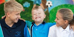 Siblings Josiah (13),Adeline (10),Noah (7) recently enrolled to Pacific Coast Christian School in Tweed Heads.