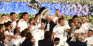 'Lost for words':Zidane's delight as Real Madrid claim 34th La Liga title