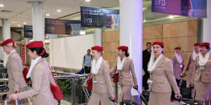 Emirates cabin crew … in this time of war and uncertainty we are asking even more of flight attendants.