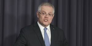 Prime Minister Scott Morrison says the government is committed to a suppression strategy.