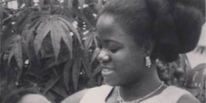Enninful being held by his mother,Grace,in Takoradi,Ghana,in 1972.