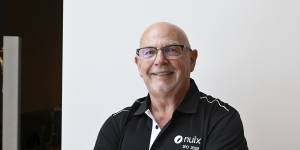 Nuix chief executive Rod Vawdrey at the company’s ASX listing in December.