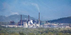 Clive Palmer’s Queensland Nickel refinery,about 25 kilometres north-west of Townsville.