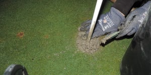 French activists fill golf course holes with cement in protest at watering exemptions