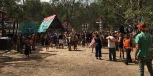 An image of this year's Rabbits Eat Lettuce music festival,held near Warwick in southern Queensland.