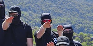 Image from the National Socialist Network from the Grampians camping trip.