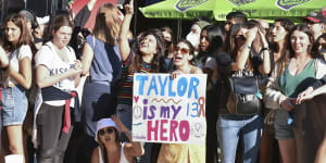 Taylor Swift fans will go above and beyond to catch a glimpse of their hero at one of her seven Australian tour dates.