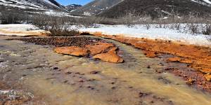 Orange streams are increasingly common in northern Alaska.