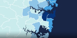 The Sydney suburbs flush with holiday rentals,but where homes are hard to find