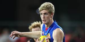 Young Bulldogs ruckman Tim English has missed three games so far.