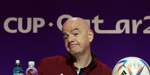 ‘Just hypocrisy’:FIFA boss on the attack over Qatar World Cup criticism