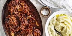 Neil Perry's braised veal osso bucco.