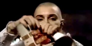 The night Sinead O’Connor took on the pope on television