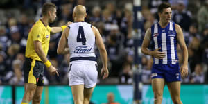 Cats coach says Ablett has nothing to worry about in Sam Wright clash