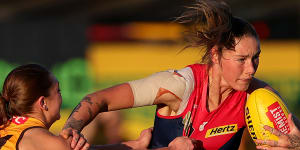 AFLW round five teams:Demons blow after Harris hamstring injury