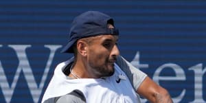 Kyrgios,de Minaur win Cincinnati openers,Serena’s second loss of farewell tour